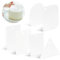 6pcs Bench Scraper Kitchen, Plastic Multi-Purpose Dough Scraper Tool, Kitchen Scraper for Baking