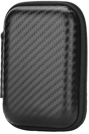 Coptiner Bolsa de almacenamiento portátil de EVA, 11,5 x 7,7 x 4,2 cm, bolsa de almacenamiento para cables de auriculares, a prueba de golpes e impermeable, compatible con banco de energía, memoria