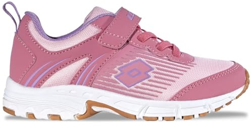 Lotto HATUSH K - Scarpe da Ginnastica Unisex per Bambini, Taglia LT.Pink/Violet, 32 EU