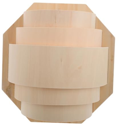 iplusmile Paralume Per Lampada Da Sauna Decorazione in Legno Traslucido Per Sauna Paralume Resistente Al Calore Accessorio Protettivo