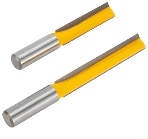 babominimer Fraise à défoncer pour le travail du bois avec options de tige de 12 mm, pour fraise fraisée CNC à pointe en carbure de tungstène, finition grain 600 de qualité industrielle, anti-retour