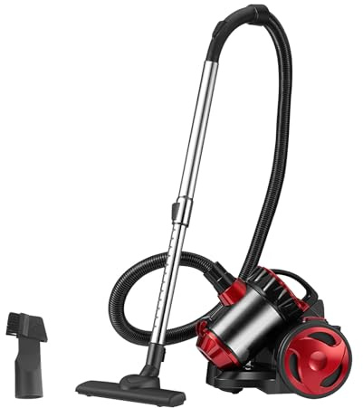 Aspirador sin bolsa, 2600 W Aspirador Potente, Aspirador Escoba Silenciosa Con Filtración, Aspirador Trineo Sin Bolsa Silenciosa Con Cable De 4,5 M, Adecuado Para Suelos, Alfombras, Sofás Y Coches