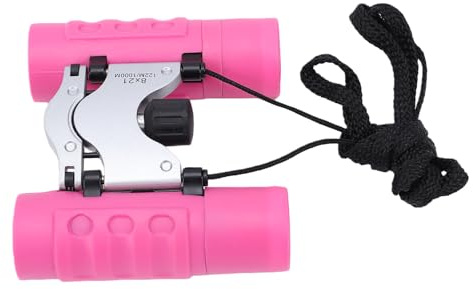 Sxhlseller Jumelles pour Enfants, Jumelles Pliantes Compactes pour Enfants avec Grossissement 8x21, Champ de 122 M/1000 M, Construction étanche pour l'observation des Oiseaux, Aventure en Plein