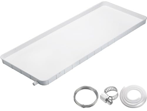 Bandeja Desague Aire Acondicionado, Bandeja de Drenaje HVAC con Drenaje, Cojín de Goteo for Aire Acondicionado de Ventana, for Sistemas Universales de Bomba de Calor de Aire Acondicionado Dividido (C