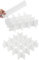 Flytianmy 18 Pezzi Separatori Cassetti Organizzatore Cassetto Regolabili per Biancheria Intima, Calze, Trucco, Forniture per Ufficio, Bianco