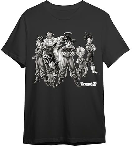 Comic Studio | Dragon Ball Z Camiseta | Artículo Licenciado Oficial | Goku Ultrainstict | Negro | XL