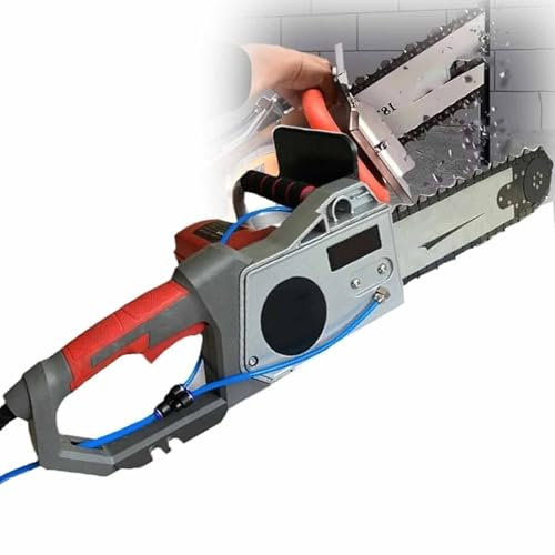 Scanalatrice per Tracce Muro,Sega Elettrica Efficiente 5800W/6500W - 6000 Giri/Min Macchina per Tagliare Muri Con 2 Catena E 2 Barre Guida,Profondità di Taglio 35CM/48CM,480