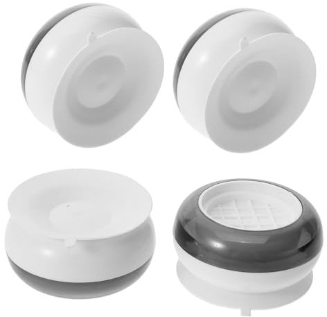 DIYEAH 4piezas Alfombrilla Antideslizante Para Lavadora Base De Estabilización y Elevadores De Muebles Almohadillas Antivibración Para Lavadora Tapete Para y Secadora Almohadillas