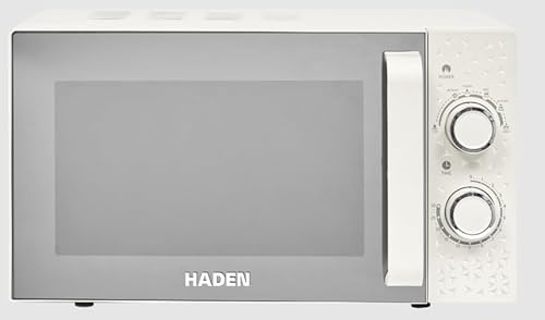 Haden Starbeck Microwave, 800W, 20L, White, 6 Power Levels, 30 Minute Timer