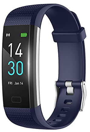 SUPBRO Fitness Tracker Smart Band 0,96 Bildschirm Sport Smartwatch Aktivitätsmonitor Schrittzähler Uhr für Damen Herren Kinder Wasserdicht Smartband IOS Android