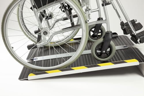 The Ramp People Rampa pieghevole per sedia a rotelle, 60 cm – 182 cm, rampa portatile per sedia a rotelle per porte con gradini (121 cm)