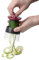 JATA HOGAR HMAQ4508 - Coupe-légumes, spiraliseur de légumes, râpe à légumes, spaghettis courgettes machine manuelle, 4 lames en acier inoxydable, différentes coupes, pâte végétale