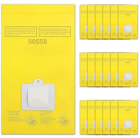 BEBEMOR 25 Pack Replacement Vacuum Bags Compatible with Kenmore Canister Type C/ 5055, 50555 50557,50558,and Panasonic Type C-5 C-18-Premium Canister Vacuum Bags