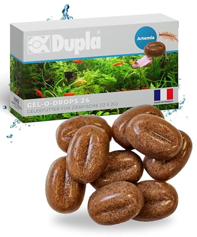 Dupla Prydnadsfiskmat Gel-o-Drops Artemia – 12 x 2 g – de medföljande vuxna salinkräftorna är rika på proteiner