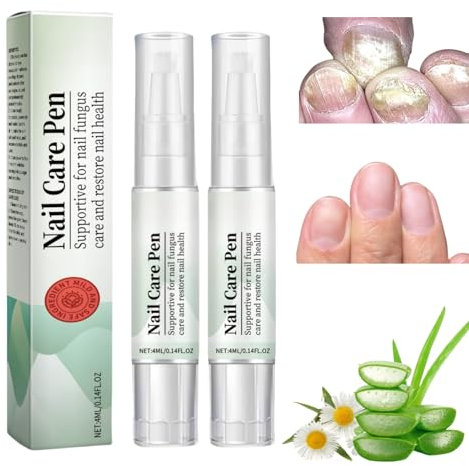 2PCS Nail Care Pen,Fungal Nail Treatment Pen,Cosmetic Care for Nail Fungus,Toenail Fungus Treatment Pen,Fungal Toenail Treatment,Antifungal Nail Polish,Nail Repair Pen for Nail