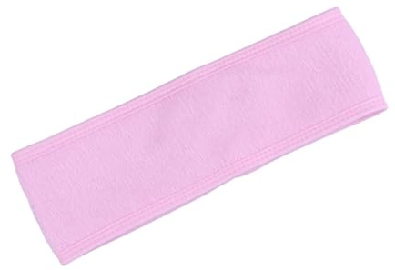 FOMIYES 3 Pièces Bandeaux Cheveux Ajustables Rose pour Maquillage et Bain Headbands Démaquillants Respirants et Confortables et Filles