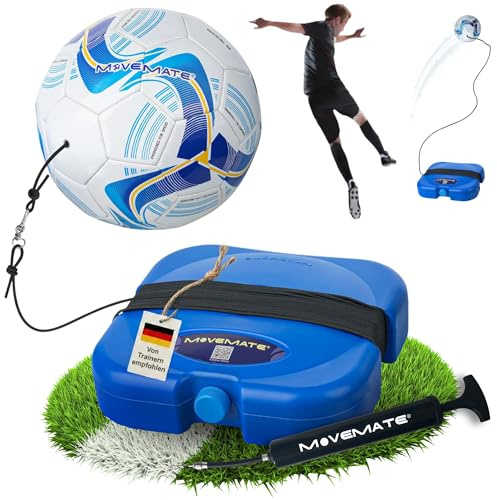 MOVEMATE® Set da allenamento calcio con pallone da calcio con cordino | Regalo popolare per i ragazzi appassionati di calcio | Innovativo attrezzo da allenamento