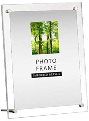 Modern Acrylic Photo Frame - Desktop/Free Standing (8.5x11)