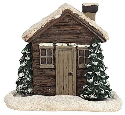 Log Cabin Incense Cone Burner