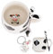 Süße Kuh KaffeeTasse, Kawaii teetasse, kaffeebecher Geschenke für Frauen,3D Tier Morgen Tasse,Kawaii Sachen, Coole Becher, Weihnachten Geburtstag Geschenke für Mädchen Kinder Mutti Lehrerin