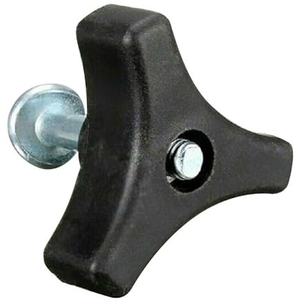 Boulon et écrou de poignée de tondeuse - Écrou à oreilles et vis à bouton triangulaire | Tondeuse de remplacement de boulons et d'écrous, accessoires de tondeuse à gazon antirouille, outils de jardin