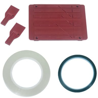 MEIBAOGE Tape Spleißset zum Öffnen von Kassettenbandreparatur mit zwei Fixierern, Spule zu Spule Tape Recorder Spleißblock