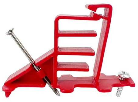 Dicio Wire Staples Electric Insulated Cable Ethernet Staples 50 Pcs Heavy-Duty Cable Stacker 15/16 in. Multi Wall Clip Cord Tacks for Wires On Wall