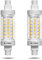 Bonlux R7s LED 78mm Leuchtmittel 8W, Dimmbar, Warmweiß 3000K R7S LED Lampe, Ersatz 80W J78 R7s Linear Halogenstab, AC220-240V, 360° Abstrahlwinkel, für Sicherheitslampen Wandlampen, 2 Stück