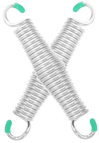 2 Piezas Muelles para Sillas Colgantes Soporte Resistente para Hamacas y Columpios de Porche Instalación Durabilidad Plazo para Cestas y Sillas Suspendidas