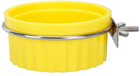 Bols De Nourriture pour Oiseaux Bols d'eau avec Supports De Pinces Gobelets 'Alimentation Perroquets Cage À Perroquets Mangeoires Cage À Calopsittes Bol 'Eau