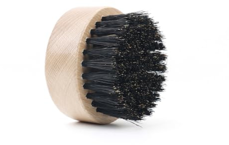 Natural Wooden Beard Brush, Traditional Grooming Tool