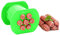 NIWWIN Cevapcici Press Maker,Manual Sausage Machine, Food Meat Grinder Sausage Filler, Hot-Dog Maker Mold BBQ Grill Accessories,7 Sausages in One Squeezed (Green)