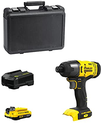 Avvitatore a Impulsi STANLEY FatMax SFMCF800D1K (1 Batteria 2,0 Ah + Caricabatteria + Valigetta)