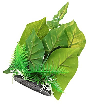 ANCLLO 1 Pz Acquario Piante Decorazioni Acquario 24 cm Piccole Dimensioni Plastica Casa Pianta Artificiale Pesci Rossi Waterscape Pesce Nasconde Serpente Serbatoio/Rettili Piante