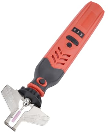 Kit Affilatura Motosega Elettrica, Motosega Affilacatene Elettrica a Batteria, Kit per Affilare La Motosega Elettrica Affilatrice Motosega Senza Fili Ricaricabile Kit per Affilare Catene per Motoseghe