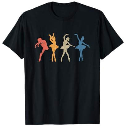 Bailarinas retro | Bailarinas de ballet vintage Camiseta