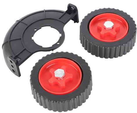 Roue de Support Universelle pour -Bordures, Accessoire Léger et Stable pour Tondeuse à Gazon, Installation Facile, Usage Domestique