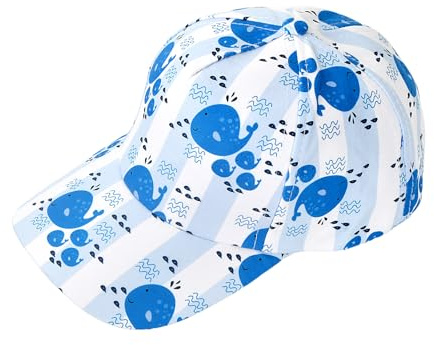 Culinavog Gorro Bebe Sol, Ajustable Gorra de Béisbol para Niños y Niñas, Ajustable Sol Sombreros para Niños Pequeños Niñas, Gorra de Béisbol para Bebés, Escuela (FR/ES, Letras, S, L, A, A, A)