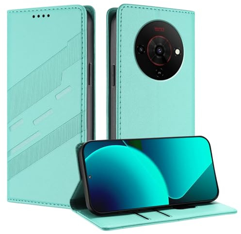 TAUYN Cover Custodia Folio in Pelle per ZTE Blade A76 5G