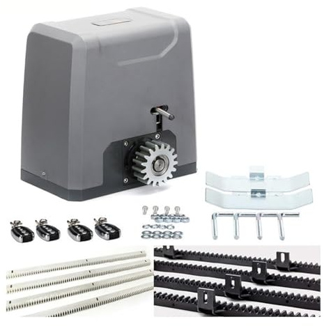 YVAAASIYC 1500KG 3200LBS Intensive Use 4 REMOTE CONTROL AUTOMATIC SLIDING GATE OPENER Motor Operator With 3m,4m,5m,6mracks