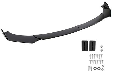 Frontstoßstangenlippe, Universeller Frontspoiler Auto Frontspoil FrontstoßStange Spoiler Antikollisions Frontlippe Diffusor Spoilerlippe Front Stoßstangenlippe Splitter