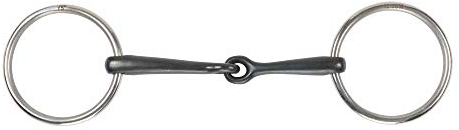 Shires Trensengebiss aus Eisen, 12,7 cm, Schwarz