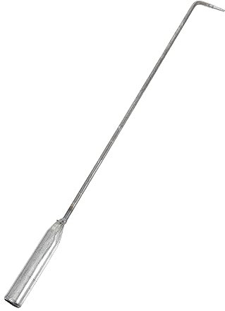 Toddmomy Campfire Poker Fireplace Coal Hook Outdoor Hanging Hooks Firewood Fire Blow Manhole Lid Iron Tool Fire Pit Household Heavy