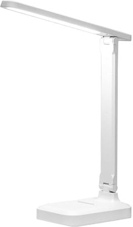 Gsycle Lámpara de escritorio LED, USB de luminaria suave base de iluminación suave y plegable LED LECTURA DE OFICINA BURIS DE OFICINA lámpara lámpara para niños estudiantes