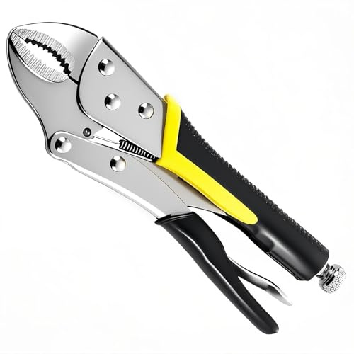 BJDSI Gripzange 250mm,Rostfrei,Federbelastet,Einhandbedienung.