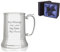 Personalised Engraved Stainless Steel Tankard Stein with Premium Satin Lined Gift Box, Personalise with Any Message