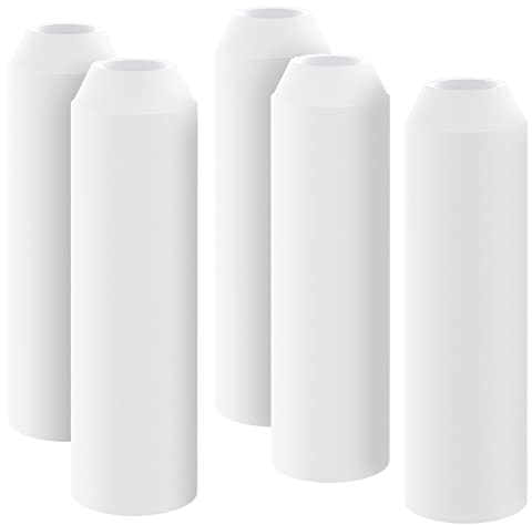 Pawfly 5 Pack Aquarium Air Stone Cylinders Compatible Mini White Bubbler Replacement for Specific Classic Tube Flow Halo and Life Fish Tanks Bubble Diffuser for Nano Air Pumps