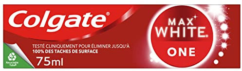 COLGATE Zahnpasta White 1 Tint Max White One 75 ml – entfernt bis zu 100% der Oberflächenflecken