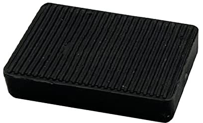 KAIISSA Lot de 50 Entretoises en Verre pour Vitrage de Fenêtre, Cale en Verre pour sol Plat, Entretoises et Emballages de Nivellement de Sol, épaisseur de 6 mm, Noir (30x20mm)