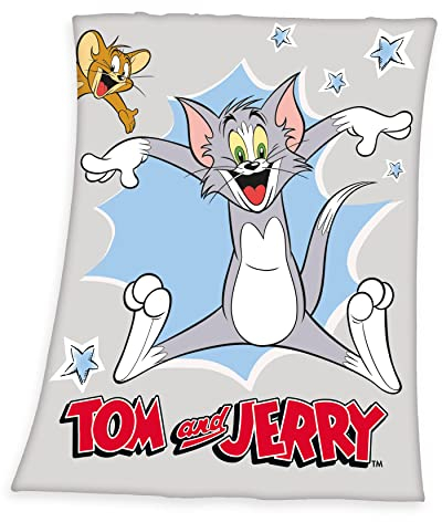 Herding Tom & Jerry Fleecedecke, Gr. 130/170 cm, 100% Polyester